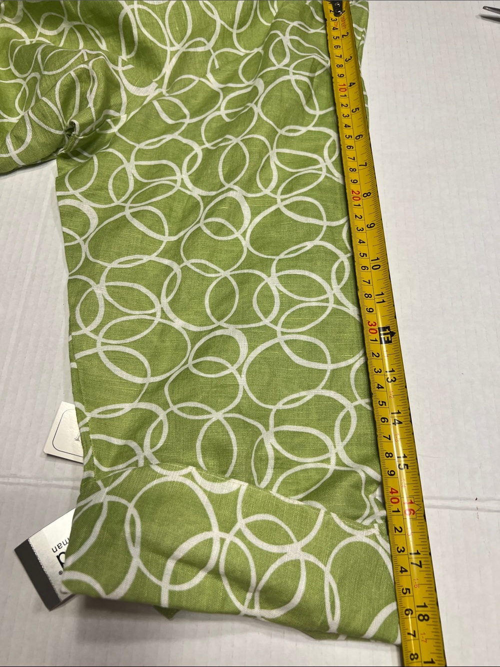 Harve Benard Lime Green and White Printed Skirt - Picture 9 of 12